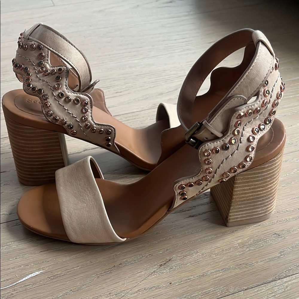 See by Chloe embellished heels